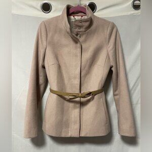 Banana Republic Military Collar Belted Jacket  XS